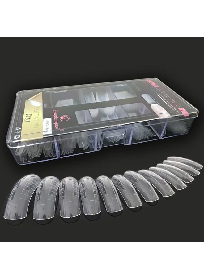 Liffly 120PCS/Case Dual Forms Nail Mold 12 Size With Scale Gift - Image 1