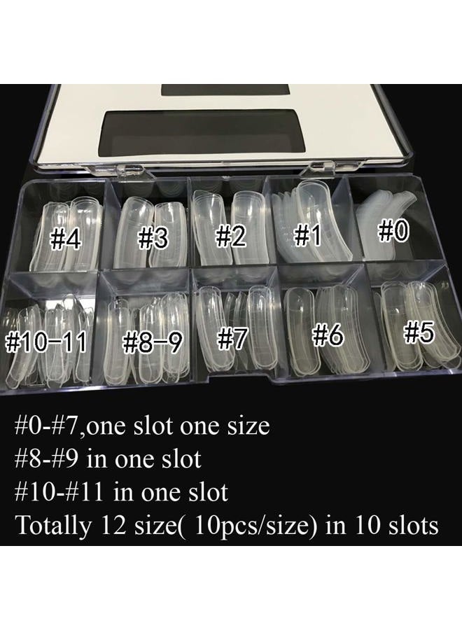 Liffly 120PCS/Case Dual Forms Nail Mold 12 Size With Scale Gift - Image 4