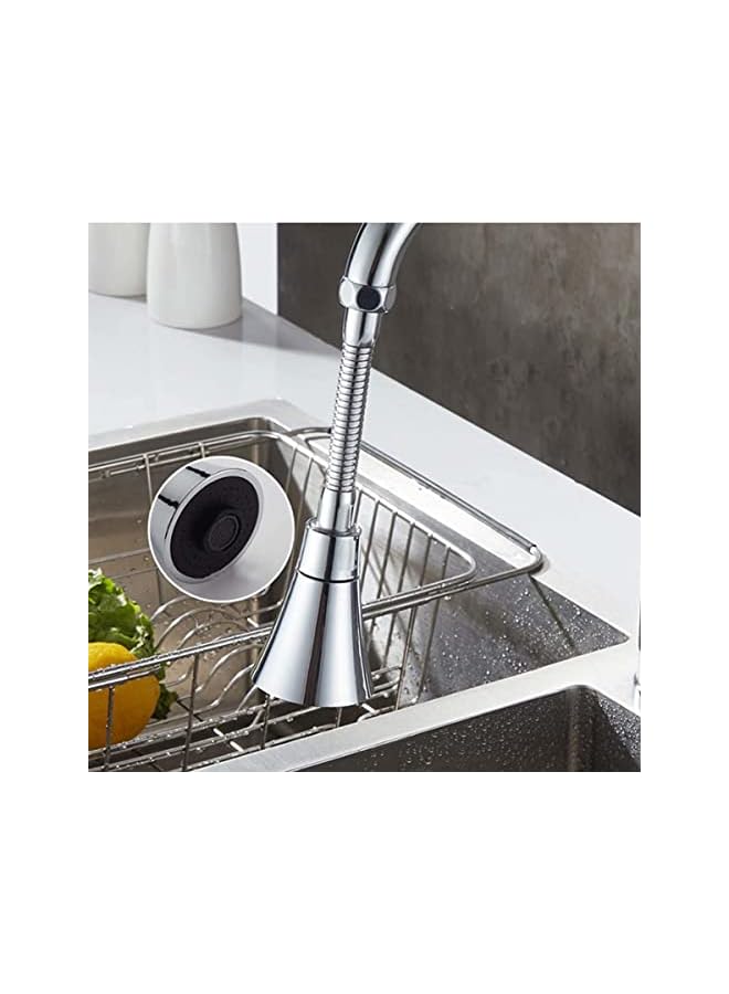 ECVV 360 Degree Rotating Faucet Aerator Extended Kitchen Faucet Sprayer Aerator Splash Filter Movable Water Saving Tap Faucet Extender Kitchen/Bathroom - Image 3