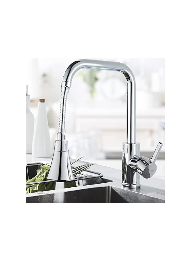ECVV 360 Degree Rotating Faucet Aerator Extended Kitchen Faucet Sprayer Aerator Splash Filter Movable Water Saving Tap Faucet Extender Kitchen/Bathroom - Image 4