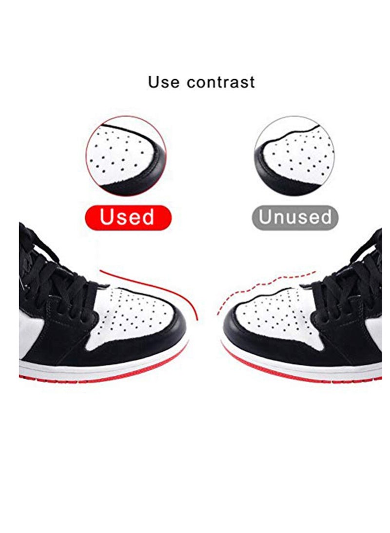2 Pairs Sneaker Toe Box Crease Protectors Durable Anti Wrinkle Guards for Running and Casual Shoes White Men UK 6-125 Women 5-9 - Image 5