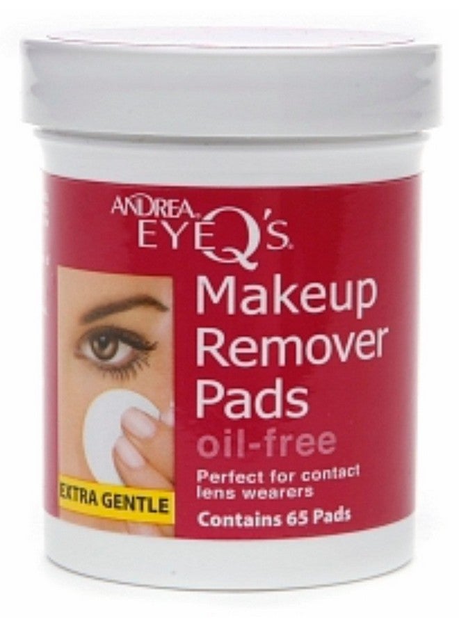 Andrea Eye Q'S Eye Make Up Remover Pads Oil Free 65 Each (Pack Of 8) - Image 2