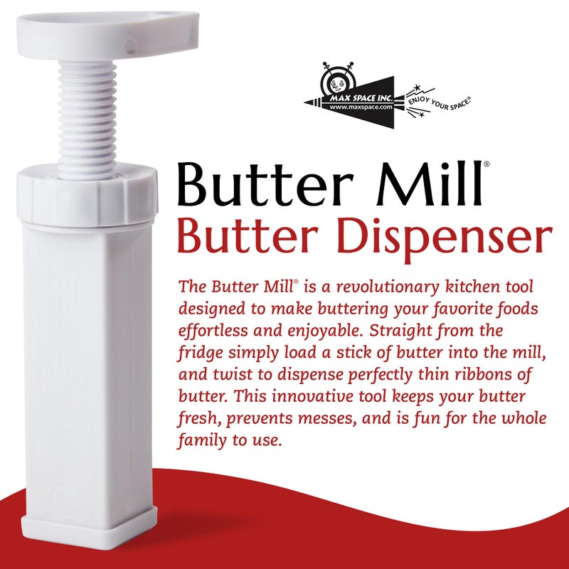 MAX SPACE Butter Mill - Usa Designed + China Made - Butter Dispenser - Image 4