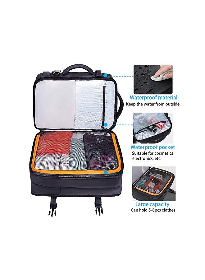 BANGE Travel Backpack, Carry On Backpack Durable Convertible Duffle Bag Fit For 17.3 Inch Laptop For Men And Women…  - Image 2