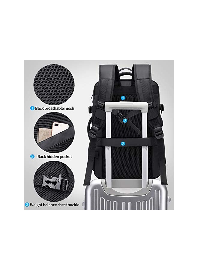 BANGE Travel Backpack, Carry On Backpack Durable Convertible Duffle Bag Fit For 17.3 Inch Laptop For Men And Women…  - Image 5