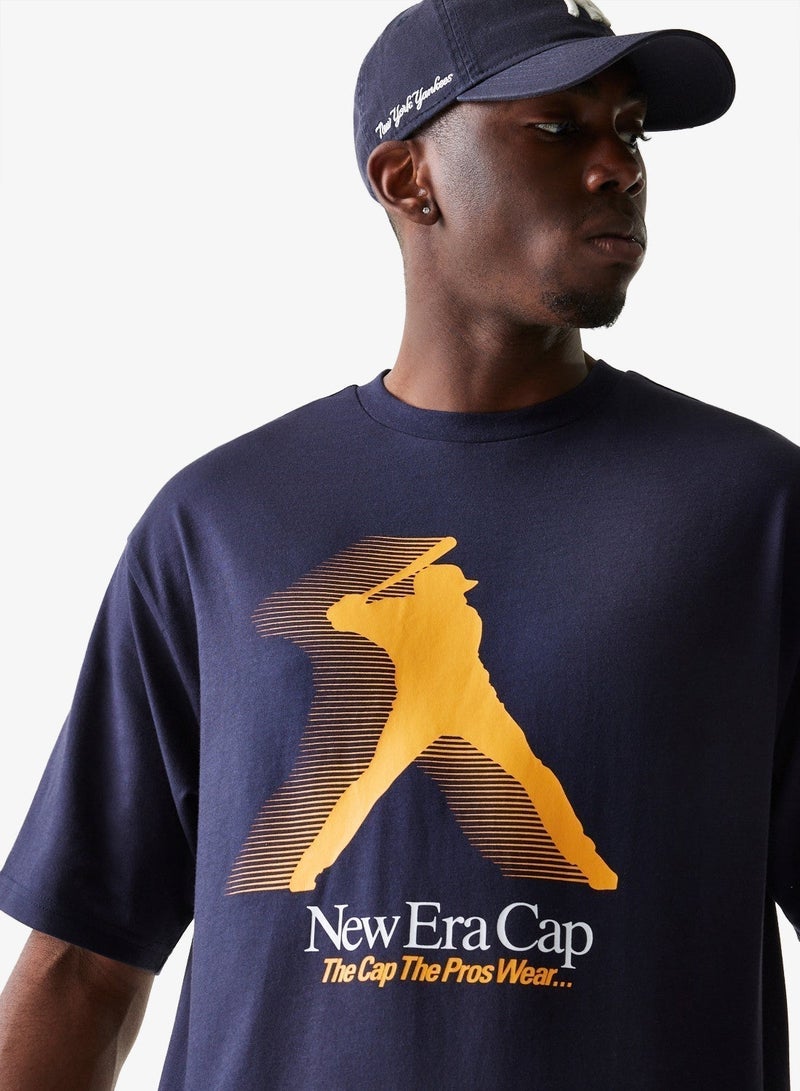 NEW ERA Graphic Logo Oversized T-Shirt - Image 1