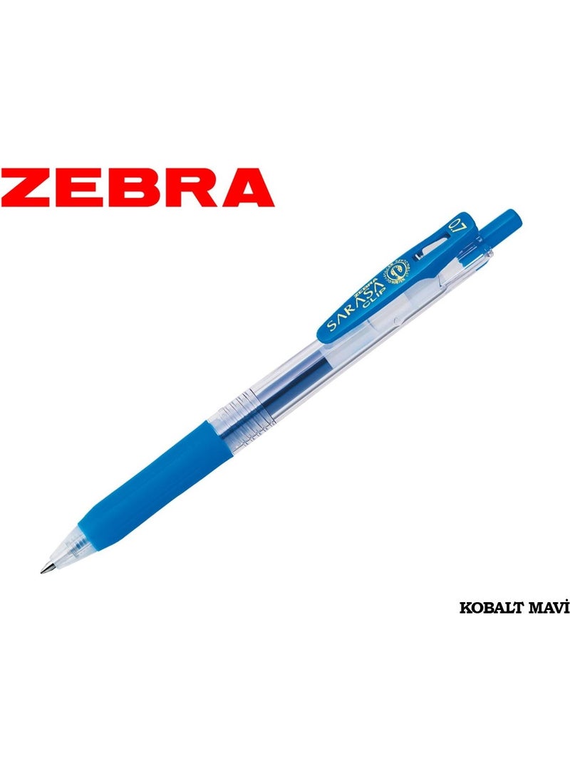 ZEBRA Sarasa Clip 0.7 mm Press Gel Pen Cobalt Blue 