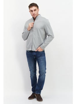 Greg Norman Men Long Sleeve Outdoor Jacket, Light Grey  - Image 2