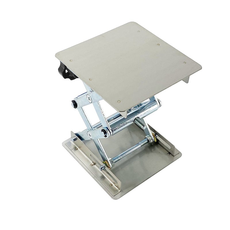 TEXALAN(R) Lab Jack Stainless Steel Lift Table Mini Scissor Jack 4"x4"x6" Max Load 6.6 lbs/3kg - Image 5