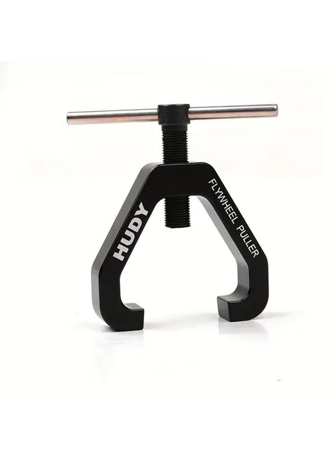 Black Aluminum Flywheel Puller For 1 8 And 1 10 Nitro RC Engines HPI HSP Models - Image 1