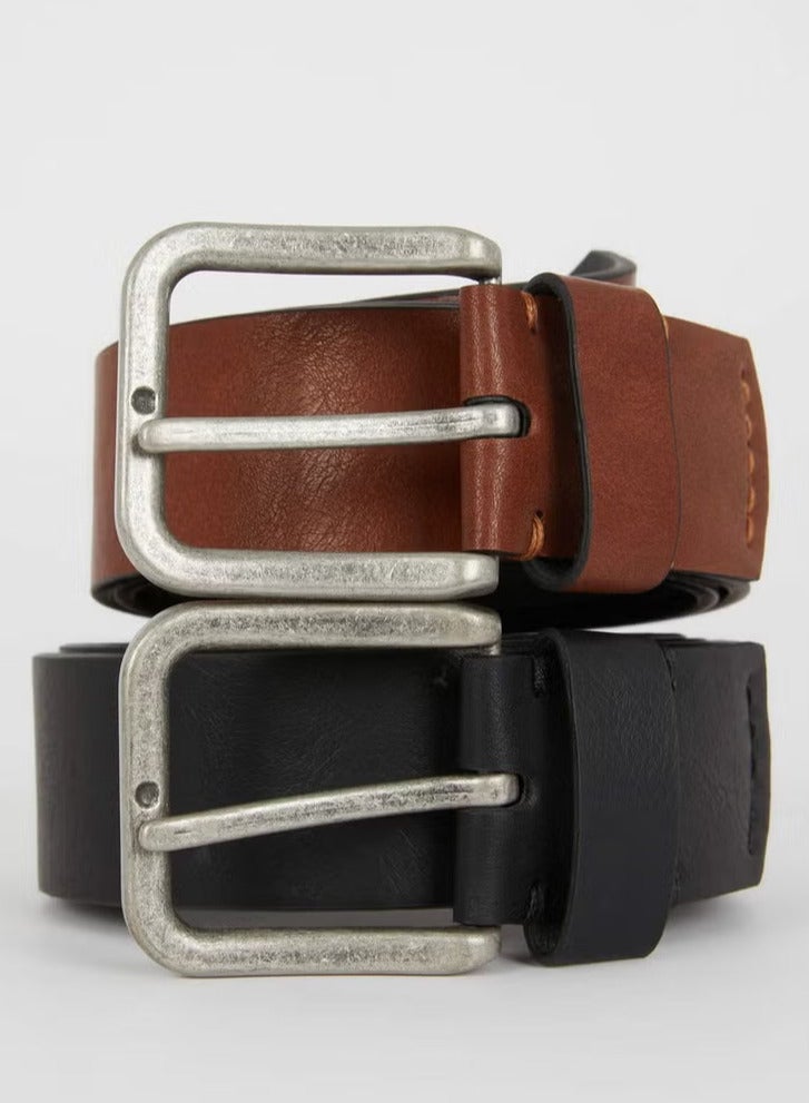 ديفاكتو طقم حزام رجالي (عدد 2) - Image 1