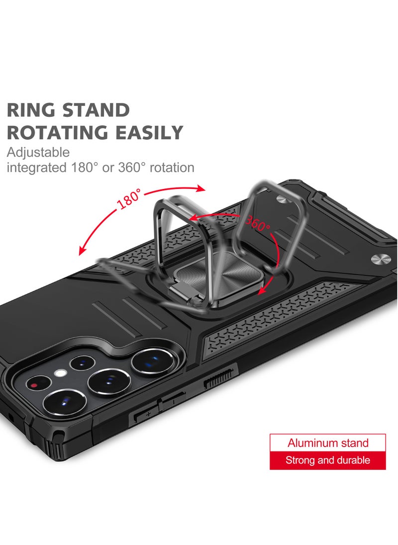 TEAM LUXURY Samsung S24 Ultra transparent backboard comes with a built-in phone holder for wireless charging  - Image 5