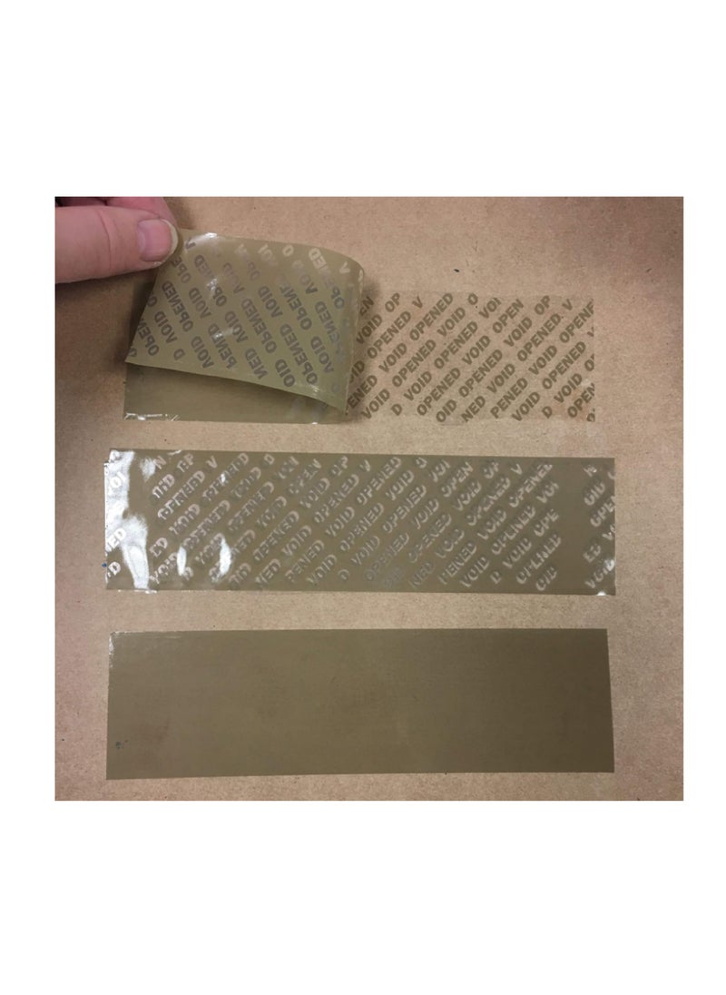 HSA Security Solutions HSA security solutions made in uk hsa security tamper evident security tape with full transfer, permanent void open message when tampered. One roll, 5cm x 50meters  - Image 3