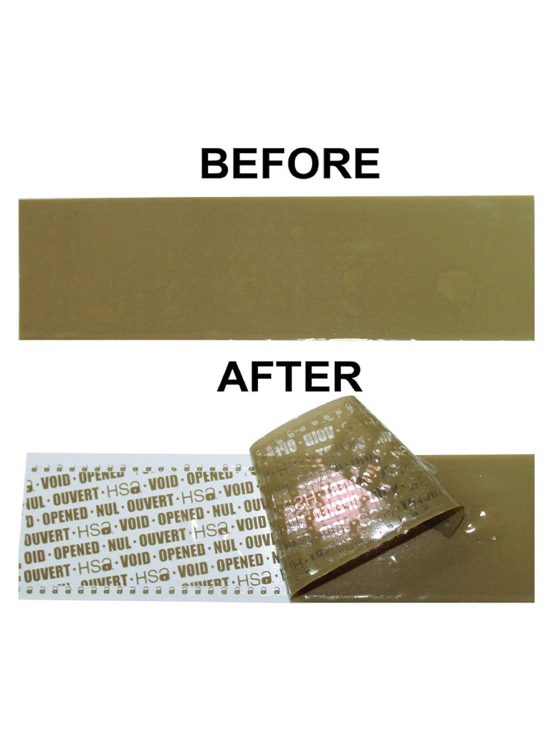 HSA Security Solutions HSA security solutions made in uk hsa security tamper evident security tape with full transfer, permanent void open message when tampered. One roll, 5cm x 50meters  - Image 4