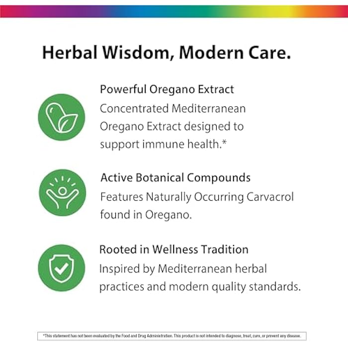 Rainbow Light Oil of Oregano | 90 Softgels | Mediterranean & Wild Harvested Oregano Leaf | Contains Naturally Occurring Carvacrol | Non-GMO and Gluten Free - Image 4