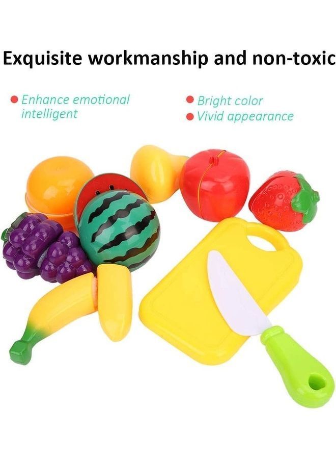 NIBEMINENT 9-Piece Fruits And Vegetables Cutting Toys - Image 3