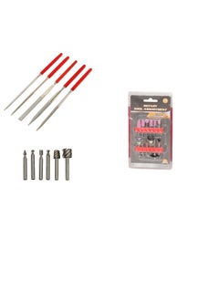 Digital Craft Digital Craft Rotary Tool Die Grinder Accessory Kit DIY Crafts Kit All in One Items DIY Works 5Pc Diamond File Set6Pc HSS Rotary Burs Set12Pc Rotary Tools Set 