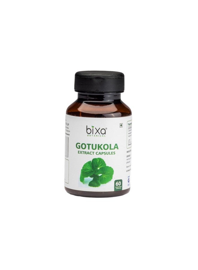 Bixa Botanical Gotu Kola/Mandukparni/Centella Asiatica Extract 30% Saponins (450Mg) 60 Veg Capsules - Image 1