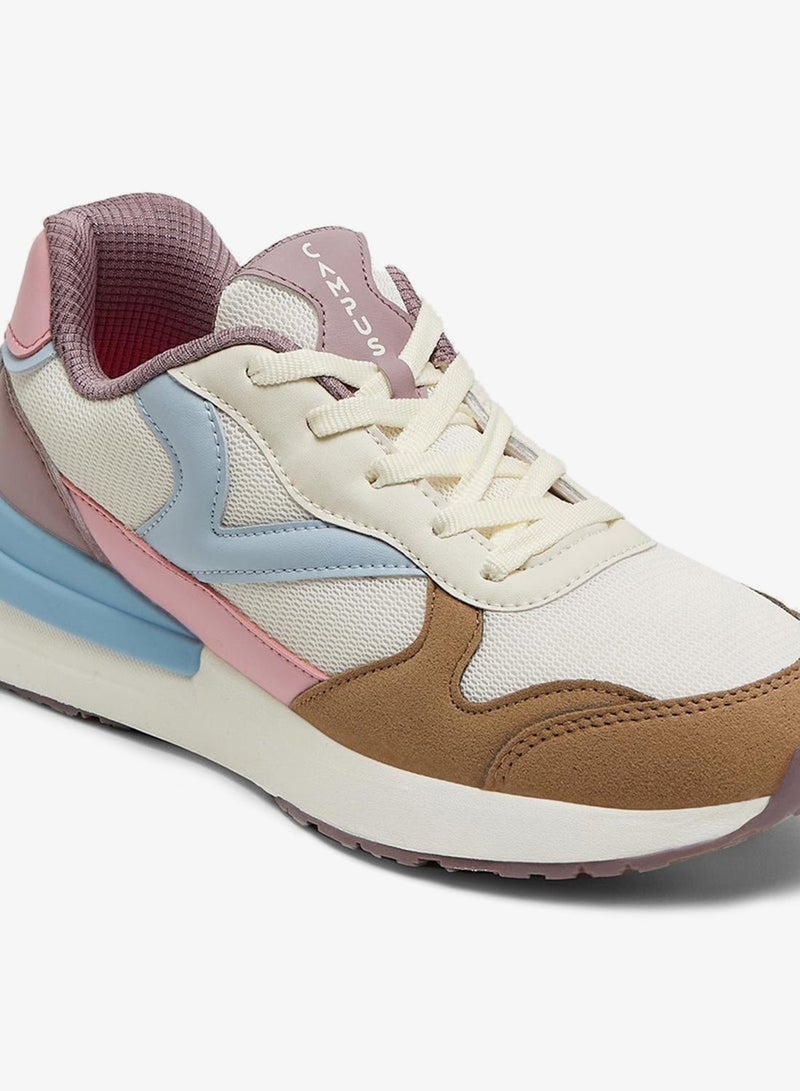 كامبس أحذية رياضية نسائية قصيرة بألوان باستيل بارزة - Image 5