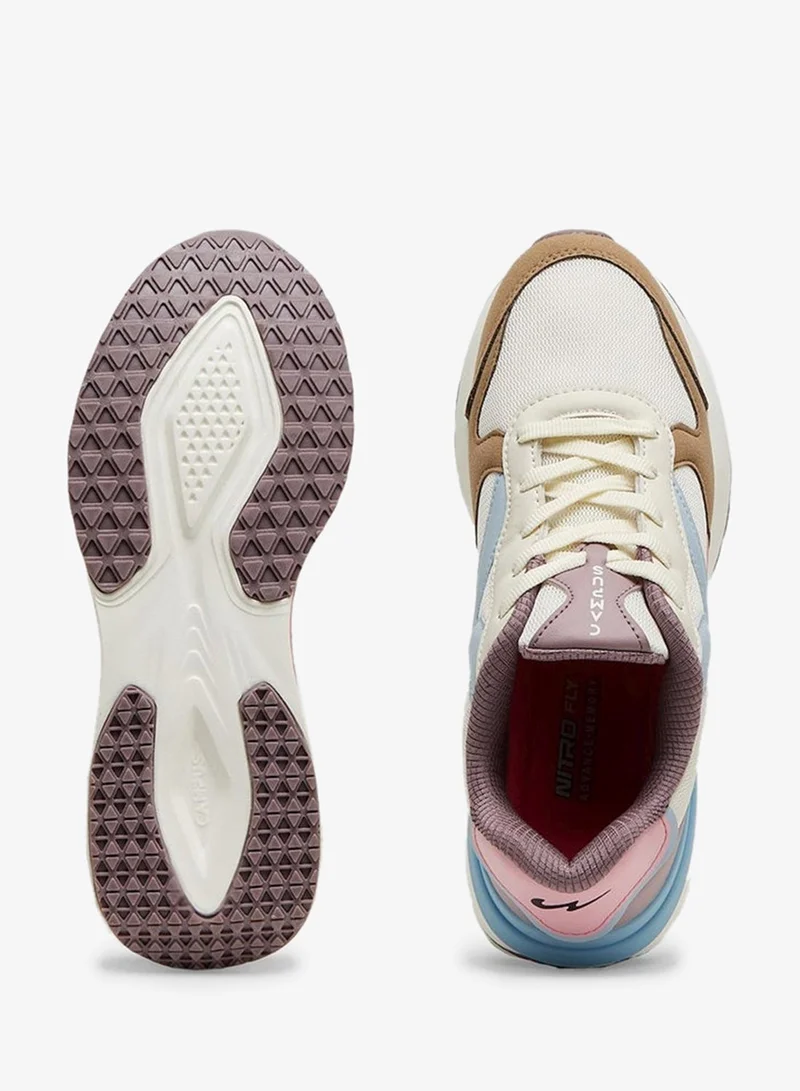 CAMPUS Of.Wht/L.Beige Women’s Fashion Low Top Sneakers – Pop-Up Pastel Shades Shoes that Make Every Outfit Stand Out for Women | Best Price UAE