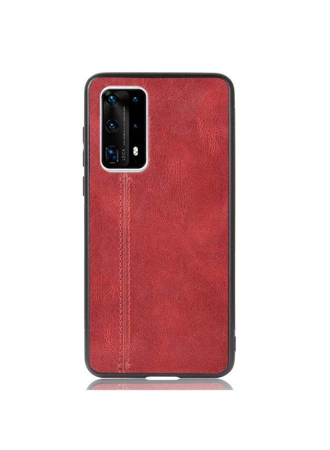 S-TOP Case For Huawei P40 Pro+ Shockproof Sewing Cow Pattern Skin PC + PU + TPU Case - Image 2