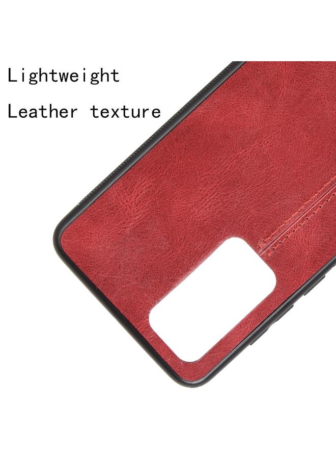 S-TOP Case For Huawei P40 Pro+ Shockproof Sewing Cow Pattern Skin PC + PU + TPU Case - Image 4