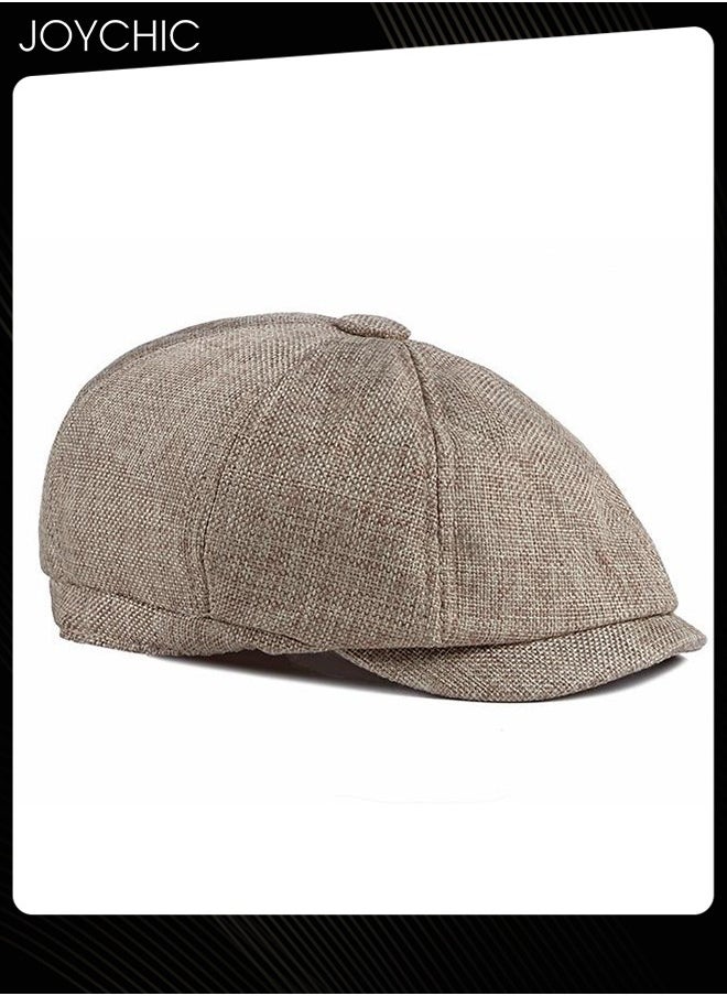 Joychic Fashion Autumn Winter Cotton Breathable Beret Cap Sun Protection Comfort  Adjustable Cowboy Cap for Men Women Youth  - Image 3