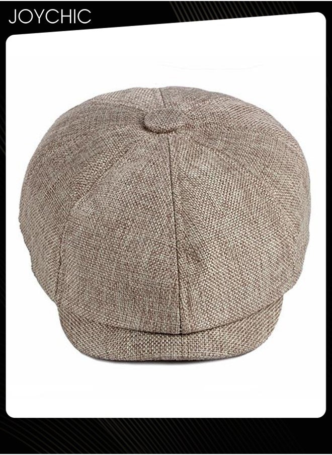 Joychic Fashion Autumn Winter Cotton Breathable Beret Cap Sun Protection Comfort  Adjustable Cowboy Cap for Men Women Youth  - Image 2