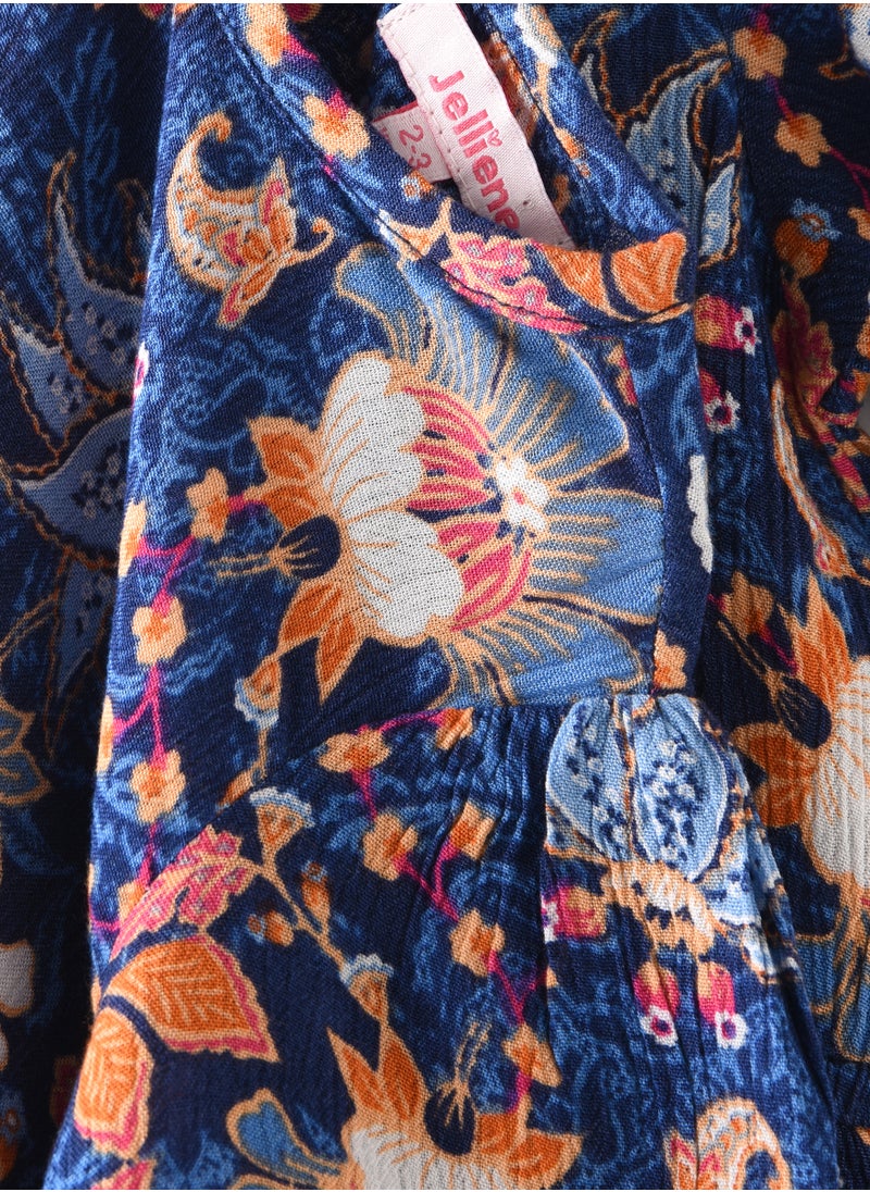 Jelliene Sunny Sprints: Girls' Comfy Crepe Blouses Breezy Style & Playful Adventures  - Image 4