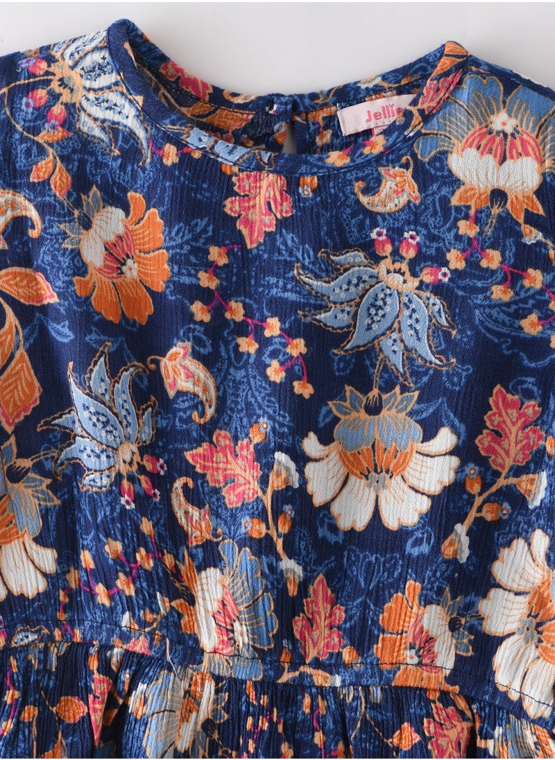 Jelliene Sunny Sprints: Girls' Comfy Crepe Blouses Breezy Style & Playful Adventures  - Image 3