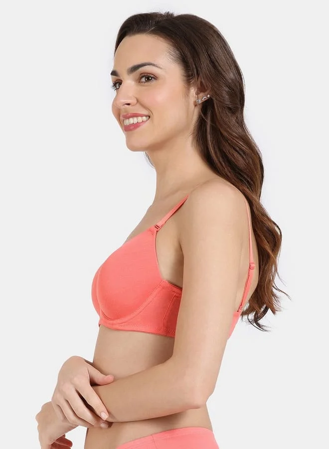 zivame Zivame Solid Padded Bra with Adjustable Shoulder Straps