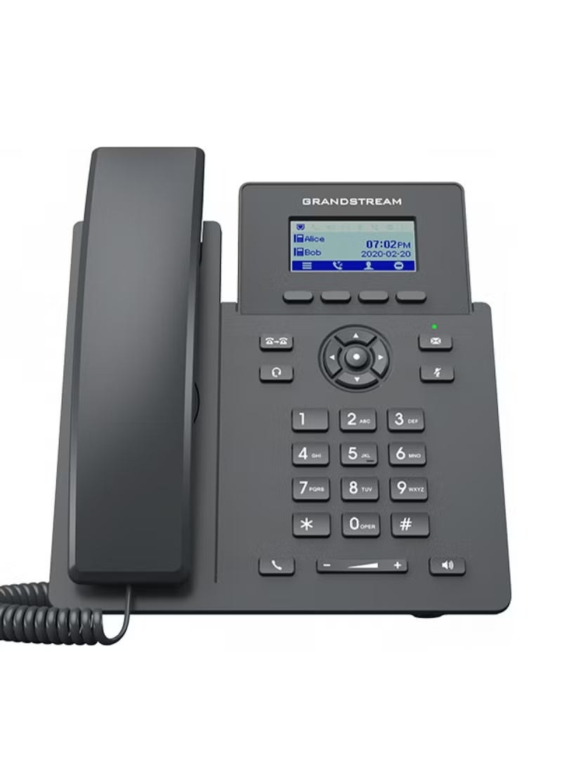 Grand stream Professional IP Phone - HD Voice, Includes 2 Lines, PoE Support - Image 1