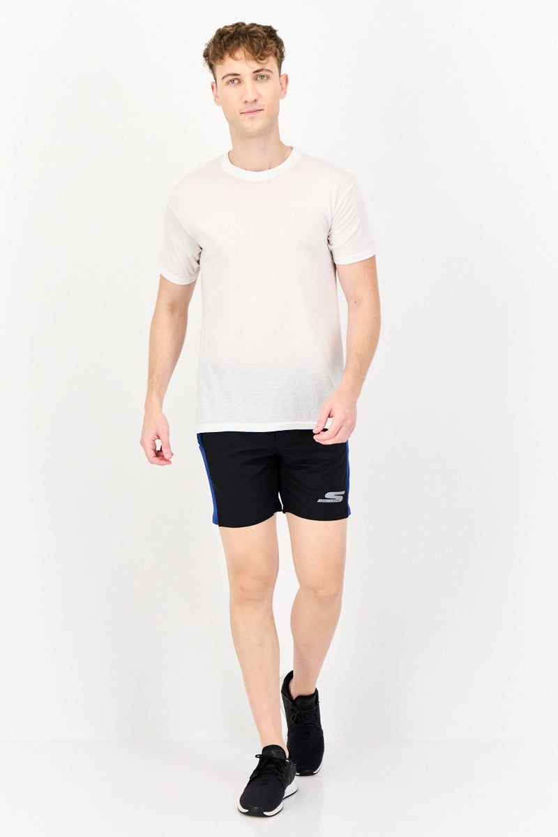 SKECHERS شورتات تدريب رياضية للرجال، أسود - Image 4