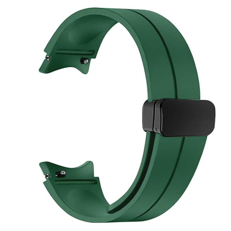 Like Star 20MM Adjustable Soft Silicone Strap with Folding Magnetic Lock Compatible With Samsung Galaxy Watch 4/5/6/Pro - Image 1