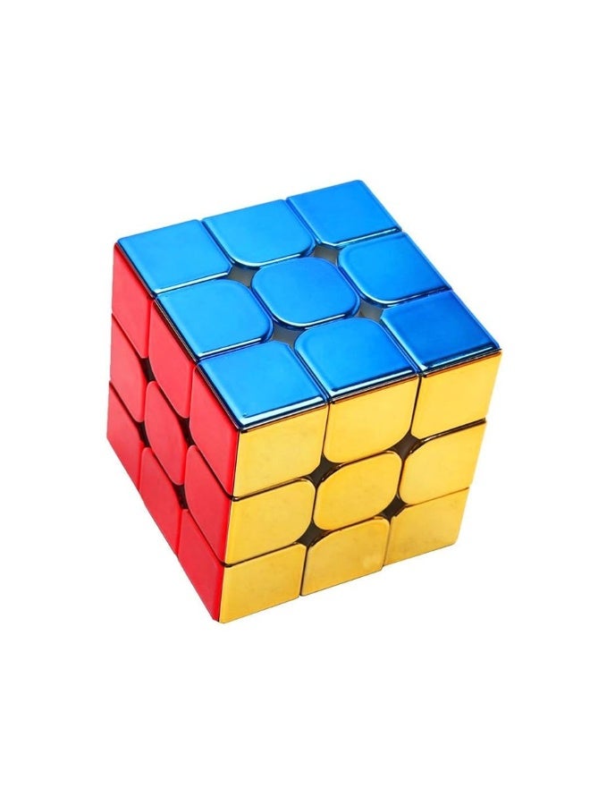 Cuberspeed Cyclone Boys Metallic 3x3 Speed Cube Shiny Cube Mirror Reflective stickerles Puzzle - Image 3