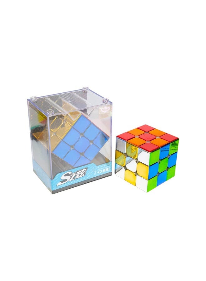 Cuberspeed Cyclone Boys Metallic 3x3 Speed Cube Shiny Cube Mirror Reflective stickerles Puzzle - Image 4