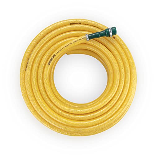 Garbnoire 0.75 Inch Heavy Duty 3 Layered Braided Water Hose Pipe | Garden Outdoors Pipes with Hose Connector (10 Meter (32.8 Feet), Yellow) - Image 4