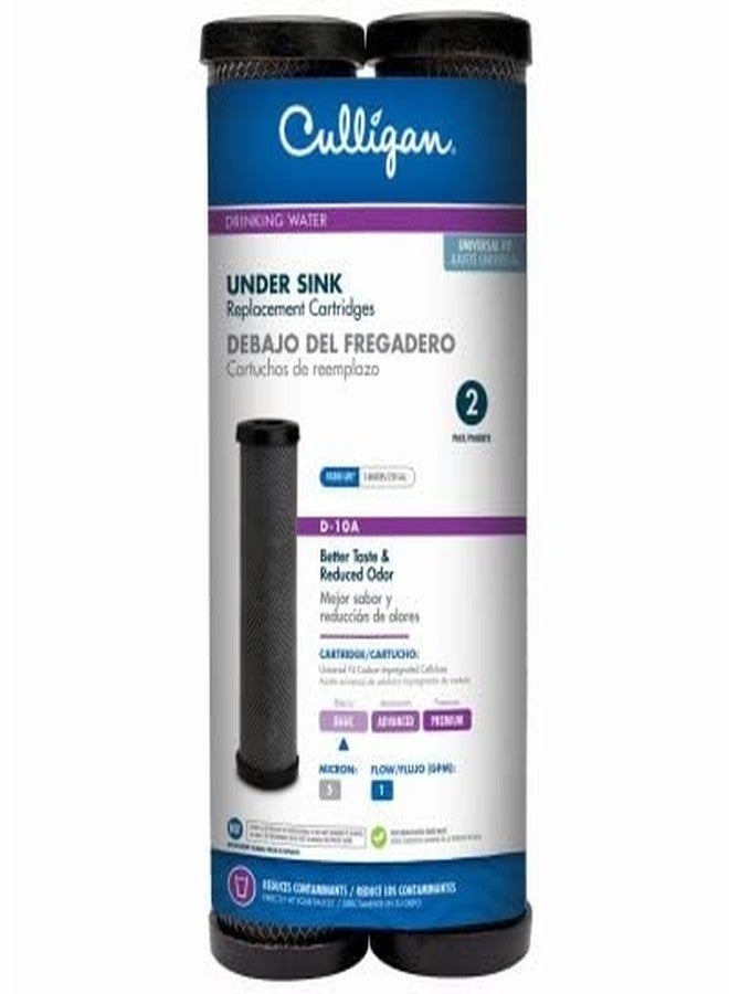 Under-Sink Drinking Water Replacement Cartridges-2 pack -D-10A