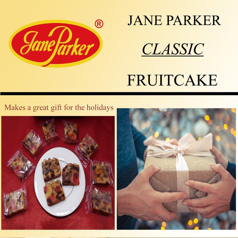 Jane Parker Fruitcake Classic Fruit Cake 30 Individually Wrapped Slices Box-Holiday -Christmas Cake-The Best Fruitcake You Can Buy - Image 5