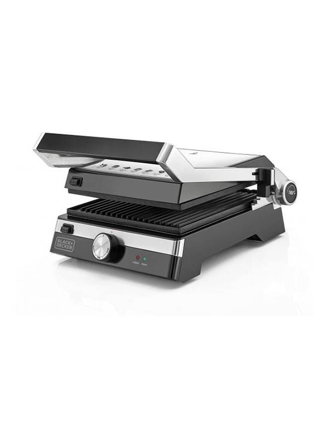 BLACK+DECKER Health Grill, 2000 Watt, 2000 W CG2000-B5 Black - Image 1