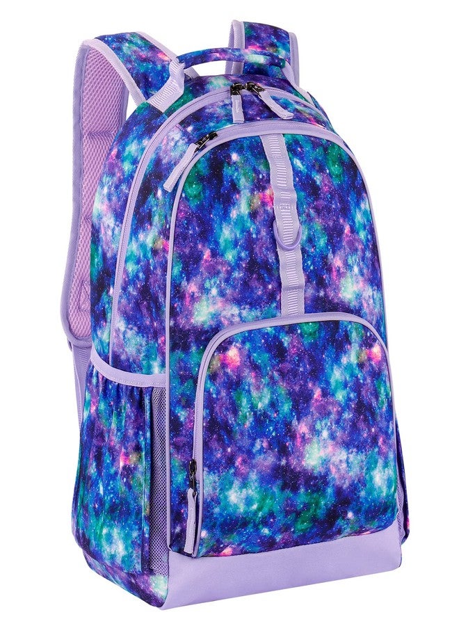 Choco Mocha Galaxy Backpack for Girls Preschool Backpack for Girls Pre Kindergarten Backpack for Kids 15 inch Backpack for Girls Pre K Daycare Bookbag 3-4 3-5 4-6 with Chest Strap Purple - Image 5