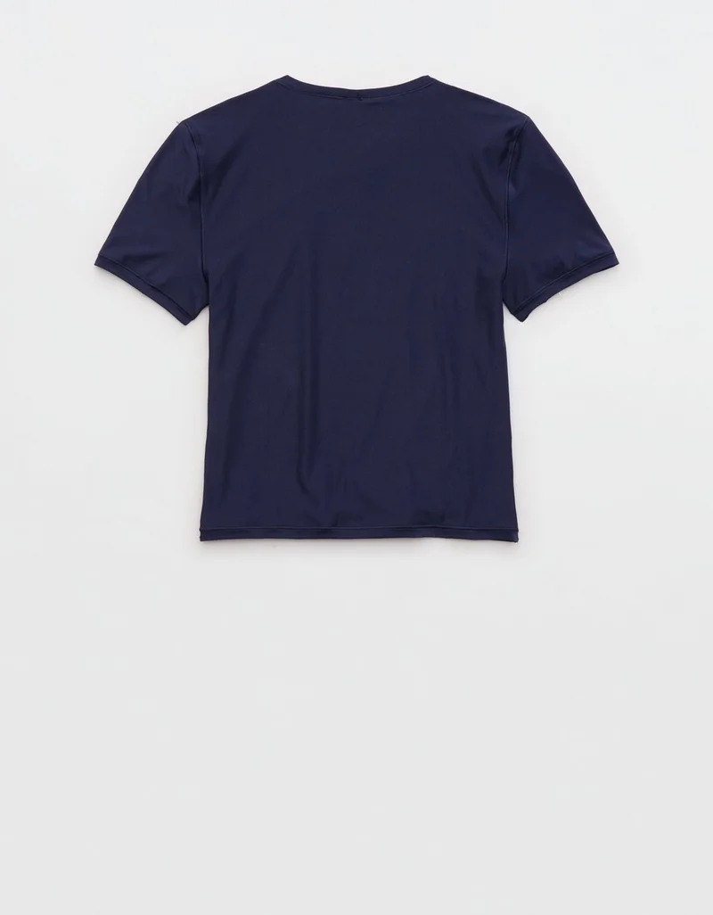 Aerie  Aerie SMOOTHEZ Short Sleeve Crew T-Shirt for Women | Best Price UAE
