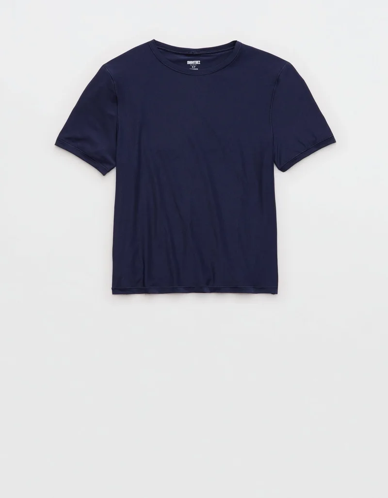 Aerie  Aerie SMOOTHEZ Short Sleeve Crew T-Shirt for Women | Best Price UAE