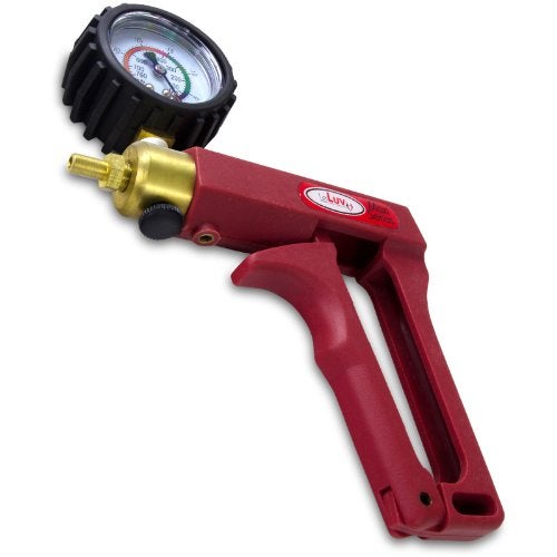 LeLuv Vacuum Pump Maxi Ergonomic Nylon Handle with Release Valve and Rubber Protected Gauge - Black - Image 3