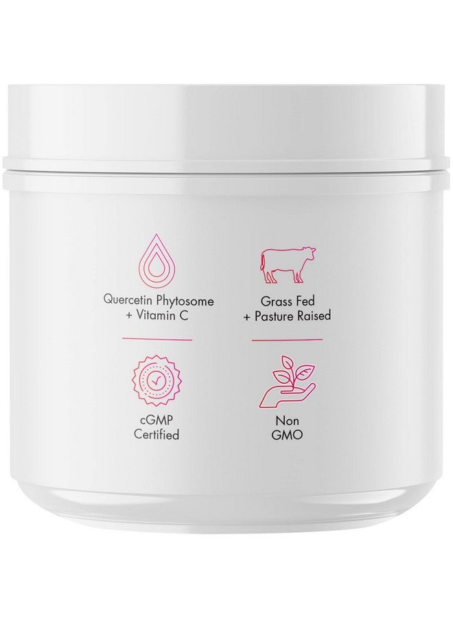 Codeage Liposomal Collagen Peptides Powder + Vitamin C  Quercetin Phytosome Phospholipid Complex Grassfed Pastureraised Hydrolyzed Collagen Type I  Iii Supplement Allinone Nongmo 1497 Oz - Image 5