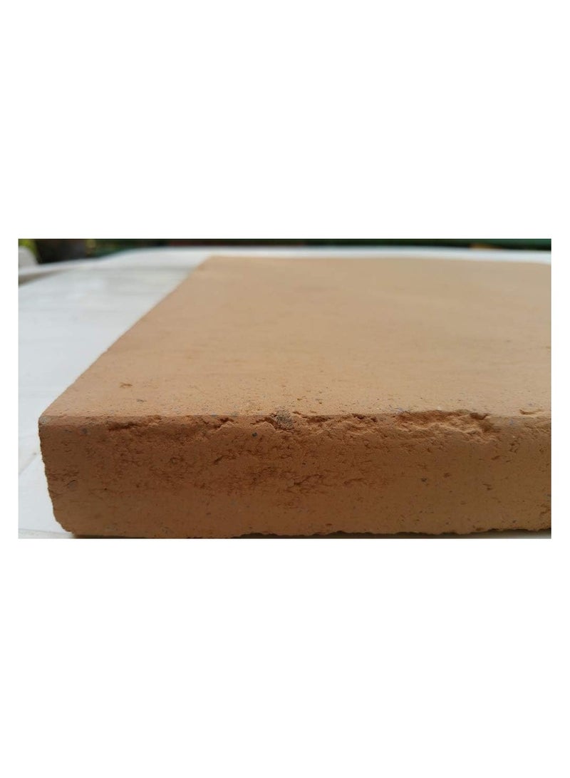 حجر الطين الطبيعي سابوتو البسكوتو 30x30x2 سم - Image 2