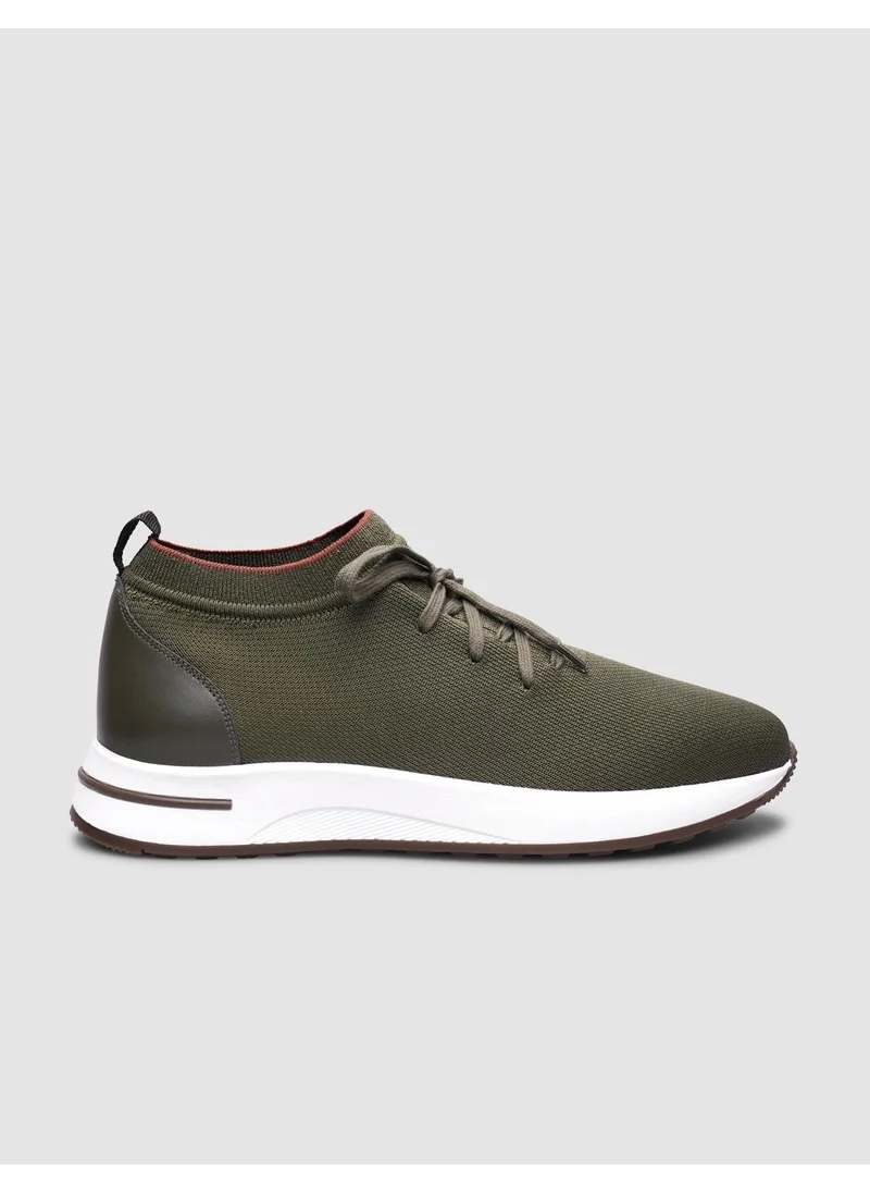 Cabani Knitwear Khaki Lace-up Men's Sports Shoes