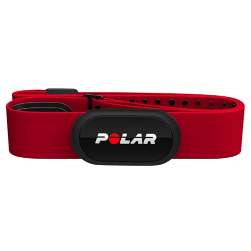 Polar H10 Heart Rate Monitor Chest Strap - ANT + Bluetooth, Waterproof HR Sensor for Men and Women, Red, M-XXL - Image 1