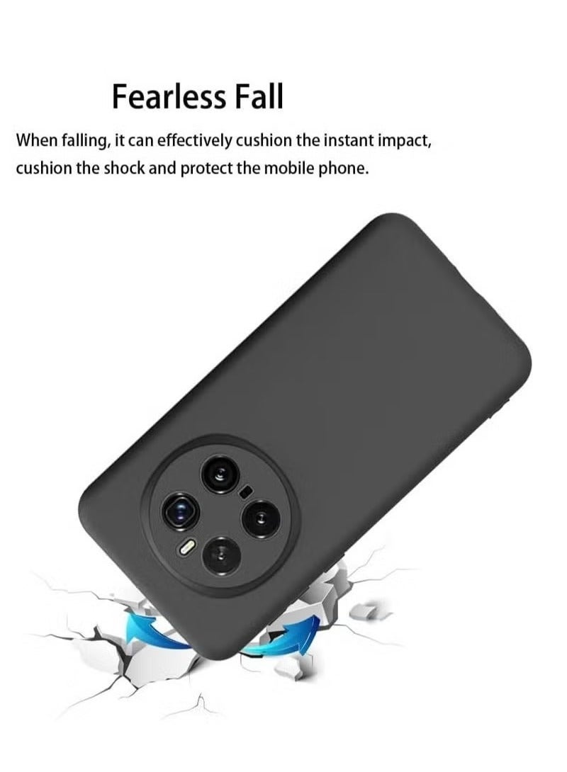 TIGER Honor Magic 7 Pro Case Cover || Soft Silicone Shockproof Back Cover || Anti-Scratch, Camera Protection, Slim & Lightweight | Premium TPU Protective Case for Honor Magic 7 Pro 5G (6.8-Inch) Black - Image 3