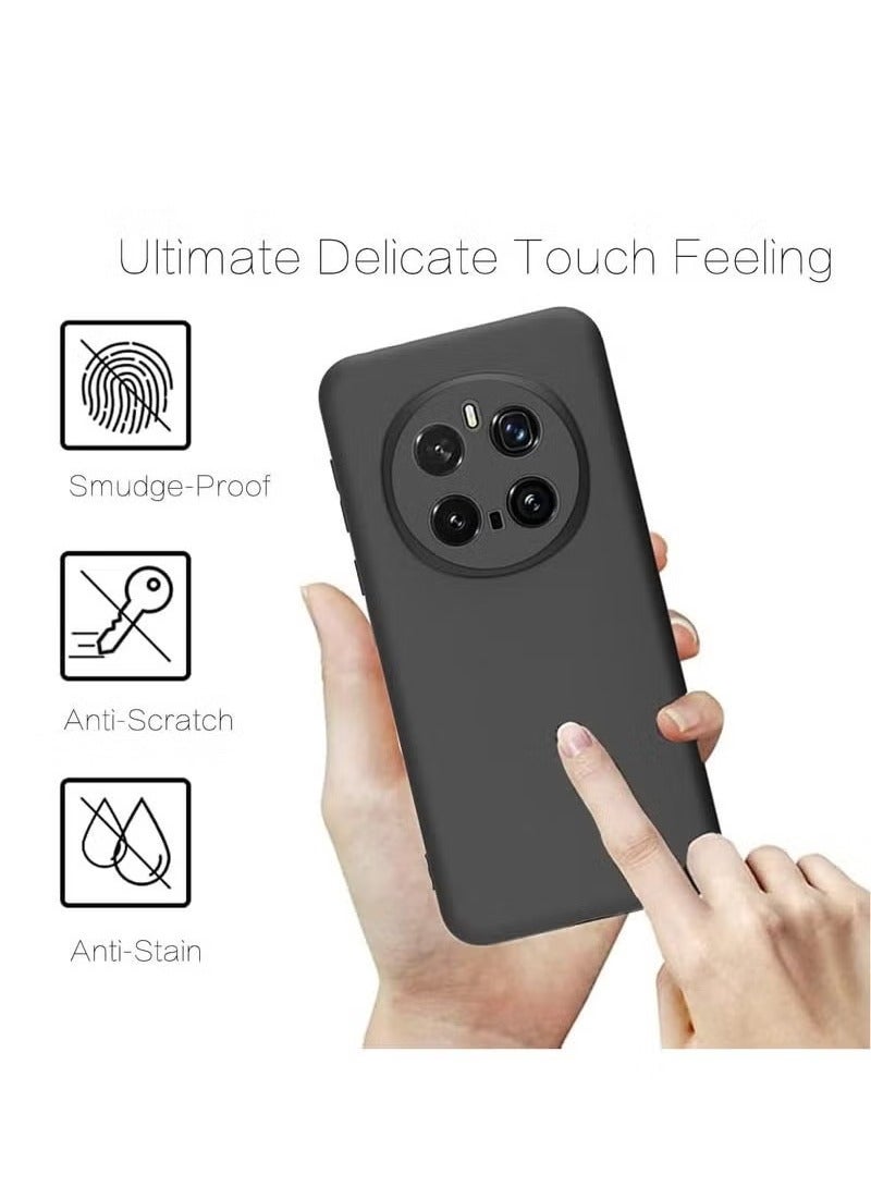 TIGER Honor Magic 7 Pro Case Cover || Soft Silicone Shockproof Back Cover || Anti-Scratch, Camera Protection, Slim & Lightweight | Premium TPU Protective Case for Honor Magic 7 Pro 5G (6.8-Inch) Black - Image 4